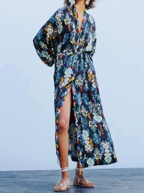 Beaded Printed Kimono